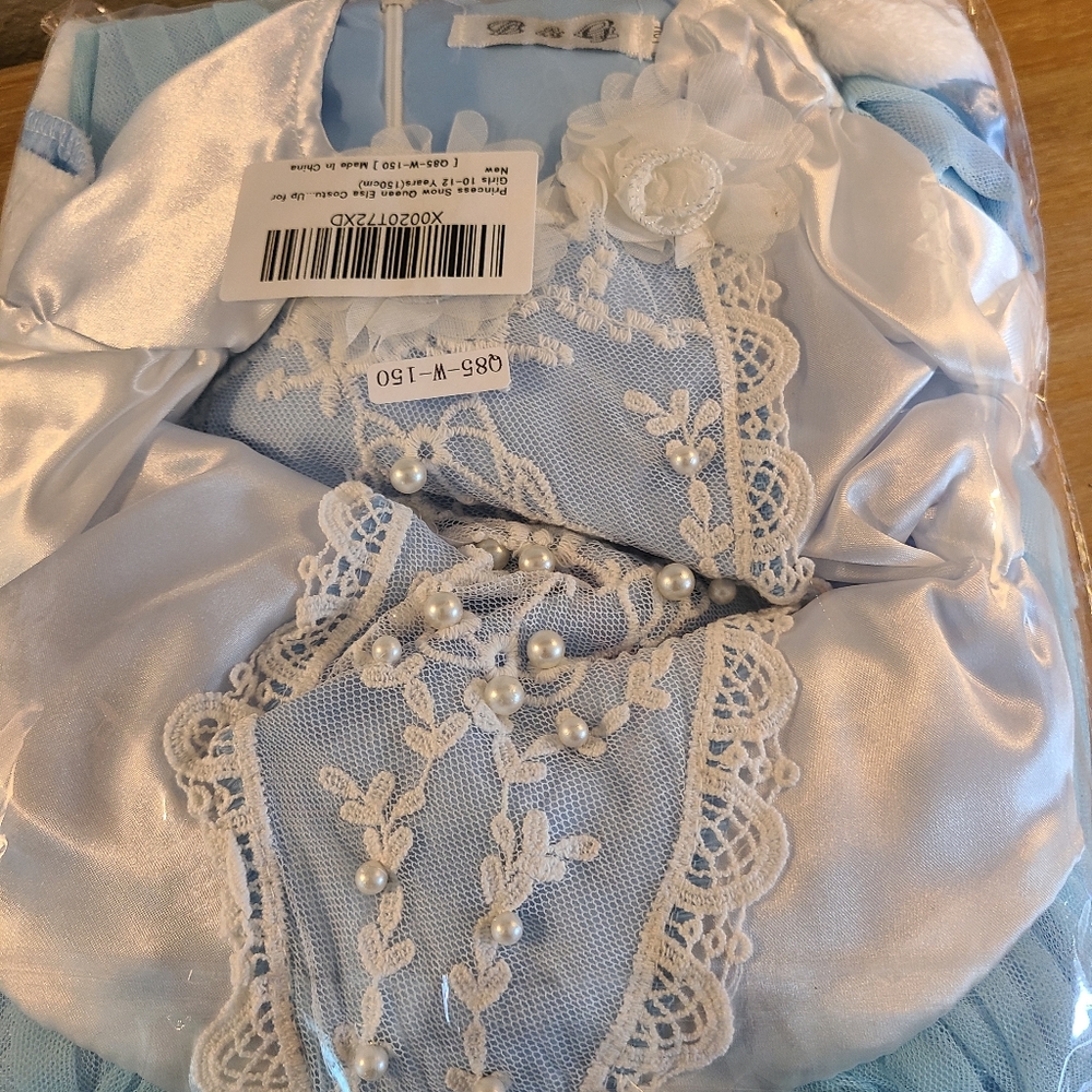 Snow princess dress costume